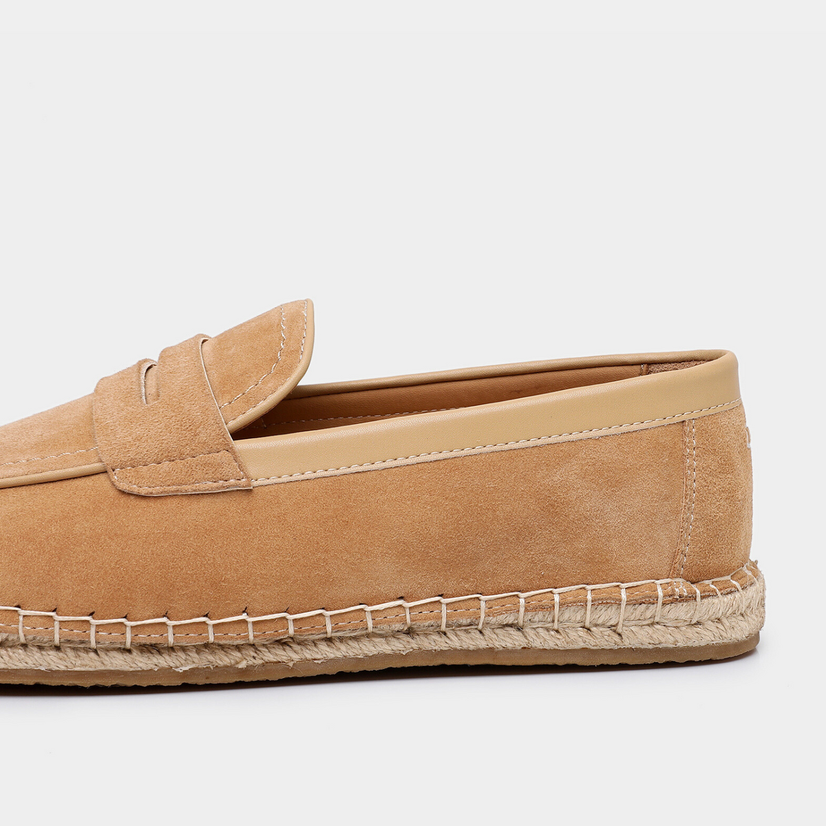 Mocassins : Mocassins pour homme à semelle tressée dans de Marche Lino