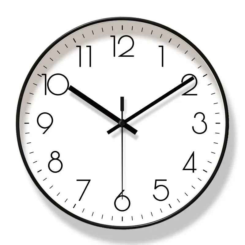 Wall Clock : Marcia - Horloge Murale Moderne au Design Épuré et Minimaliste dans de Marche Lino