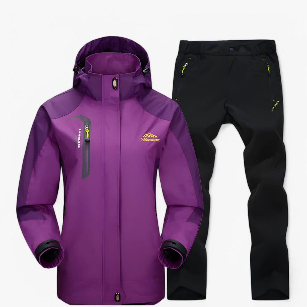 Ensemble de randonnée imperméable avec veste et pantalon Homme