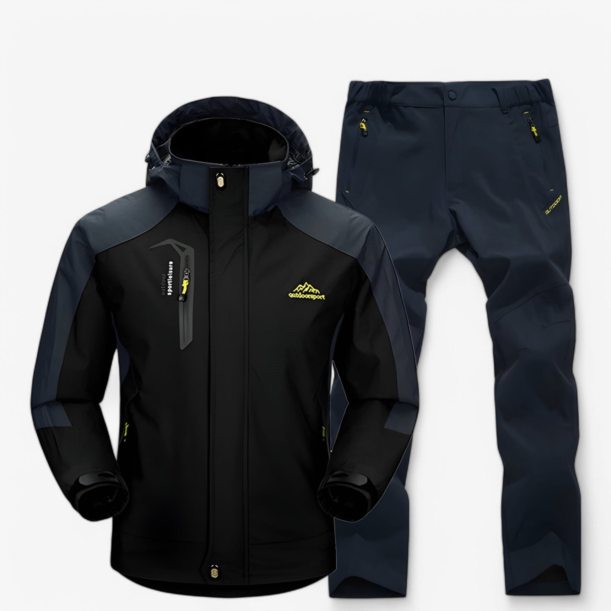 Ensemble de randonnée imperméable avec veste et pantalon Homme