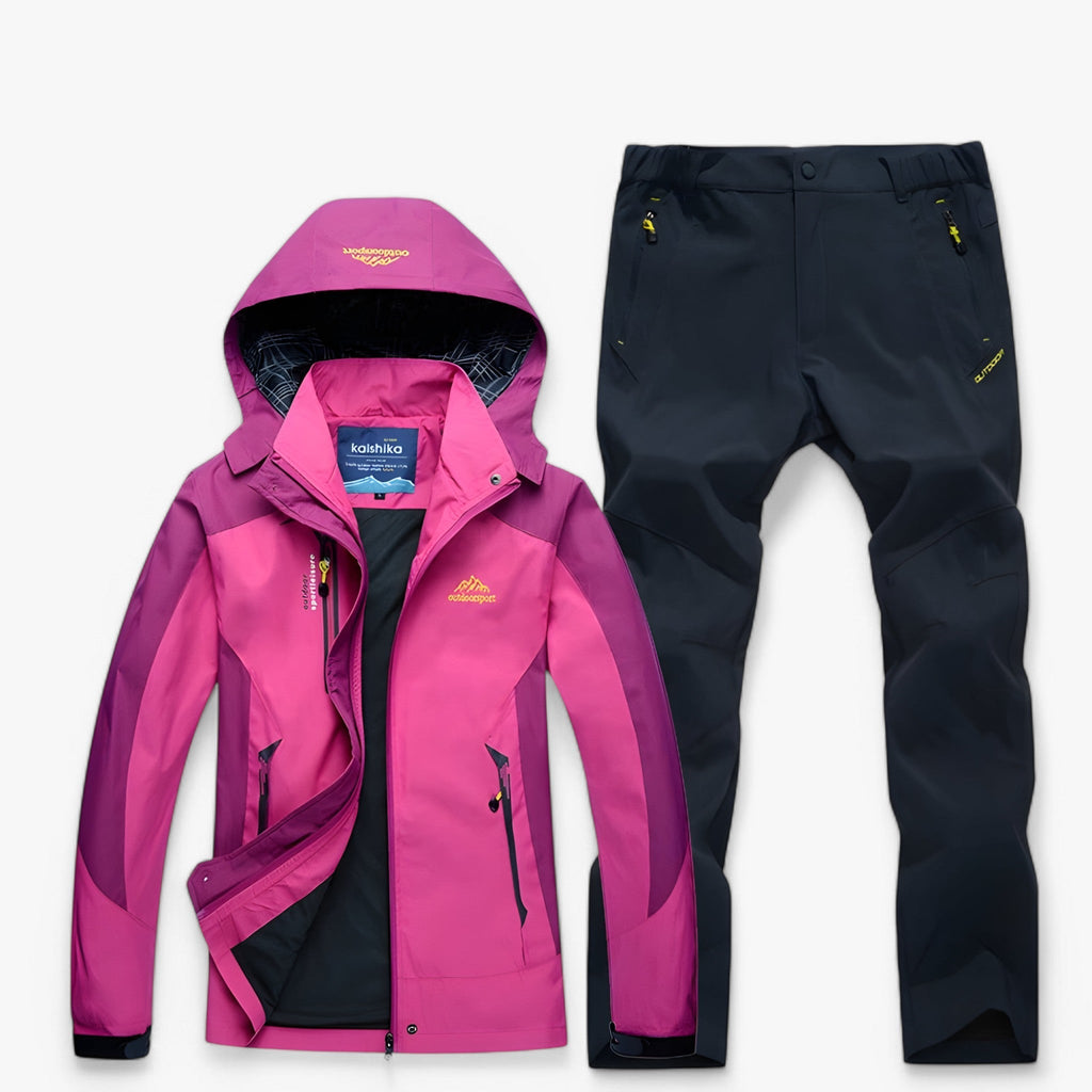 Ensemble de randonnée imperméable avec veste et pantalon Homme