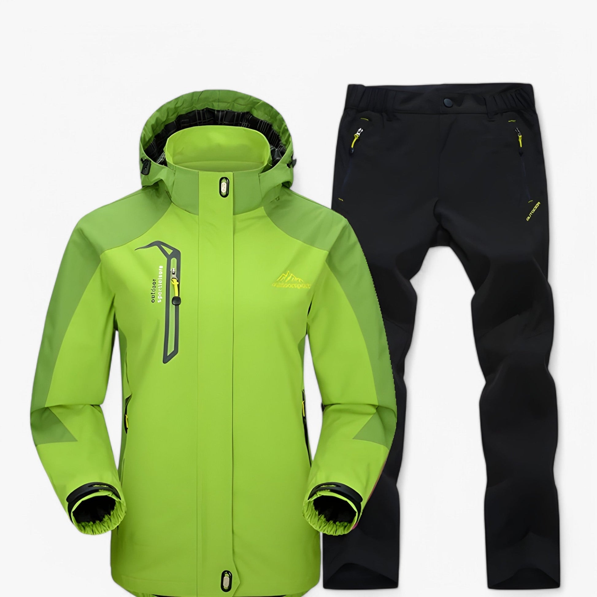 Ensemble de randonnée imperméable avec veste et pantalon Homme