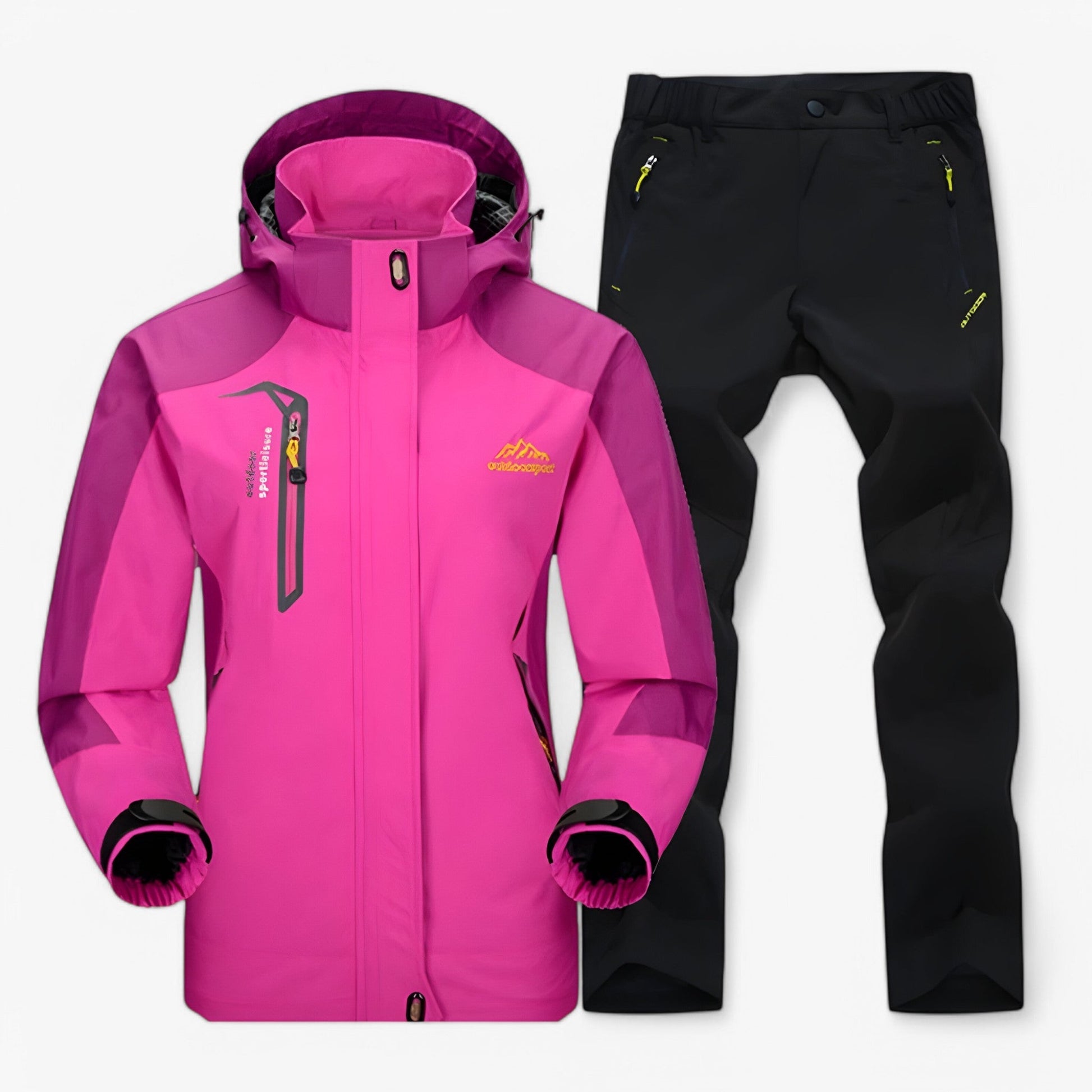 Ensemble de randonnée imperméable avec veste et pantalon Homme