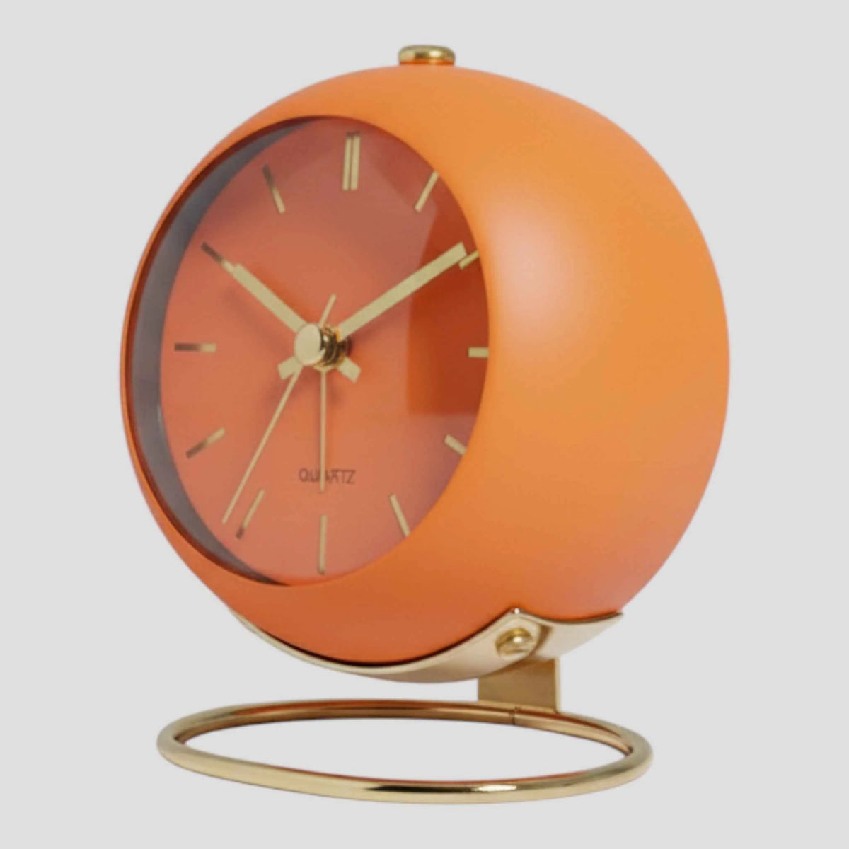 Horloges : Réveil de Bureau Quartz Silencieux Vintage - Horloge de Table Rétro pour Chambre/Bureau dans de Marche Lino