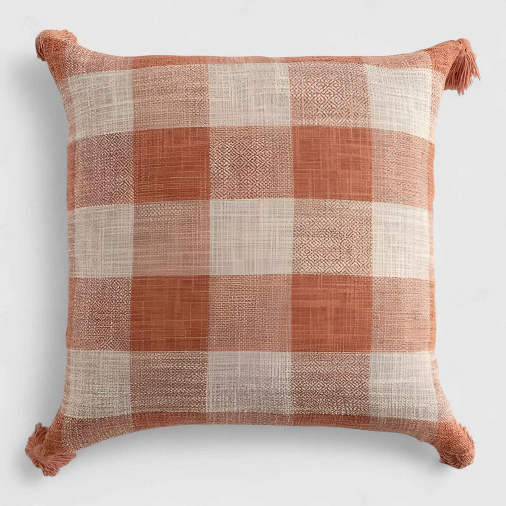 Coussins et housses de coussin : Housse de Coussin en Lin Fait Main Élégante dans A 45cm x 45cm de Marche Lino