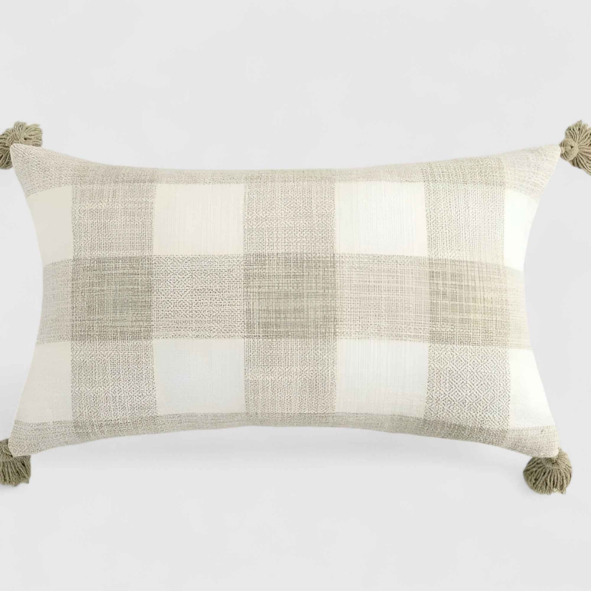 Coussins et housses de coussin : Housse de Coussin en Lin Fait Main Accessoires De Maison dans B 30cm x 50cm de Marche Lino