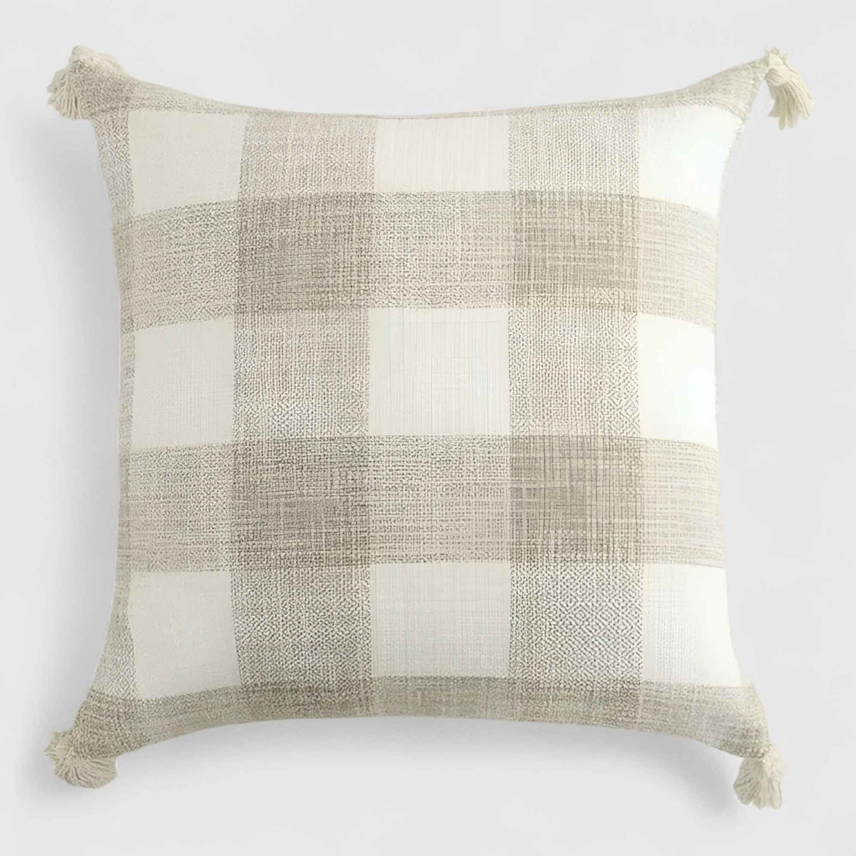 Coussins et housses de coussin : Housse de Coussin en Lin Fait Main Accessoires De Maison dans B 45cm x 45cm de Marche Lino