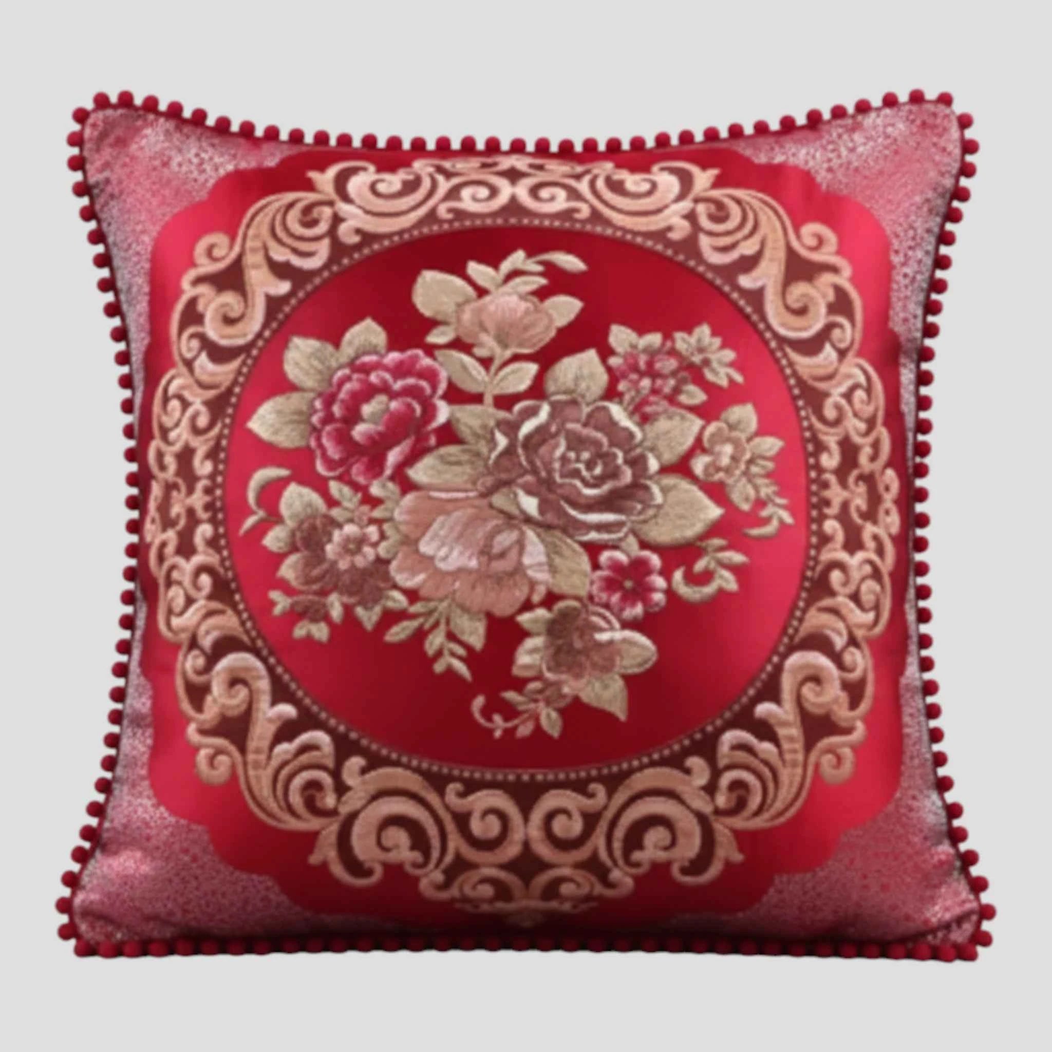 Coussins et oreillers décoratifs : Housse de Coussin en Jacquard Style Européen 48×48 Cm dans I 48x48cm de Marche Lino