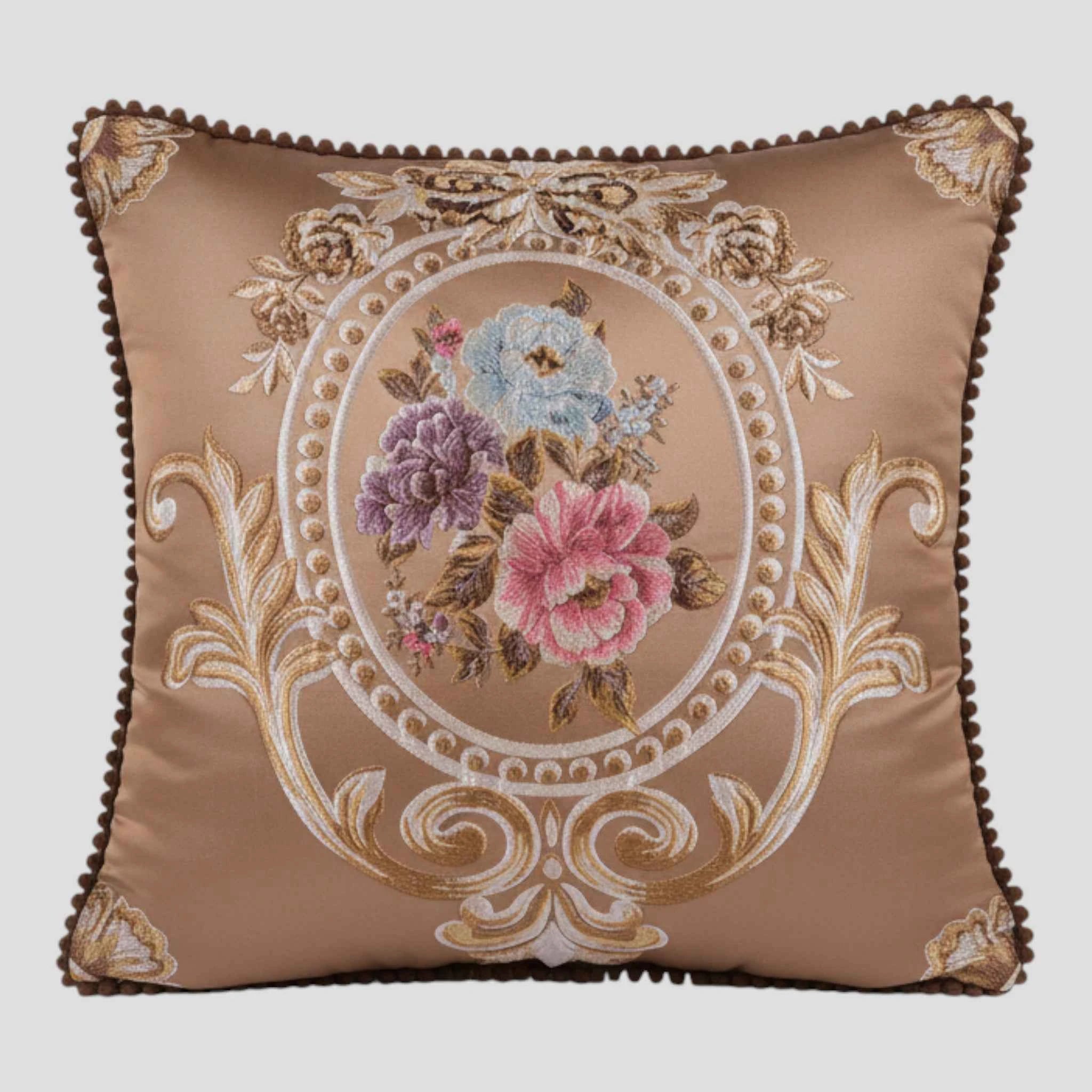 Coussins et oreillers décoratifs : Housse de Coussin en Jacquard Style Européen 48×48 Cm dans B 48x48cm de Marche Lino