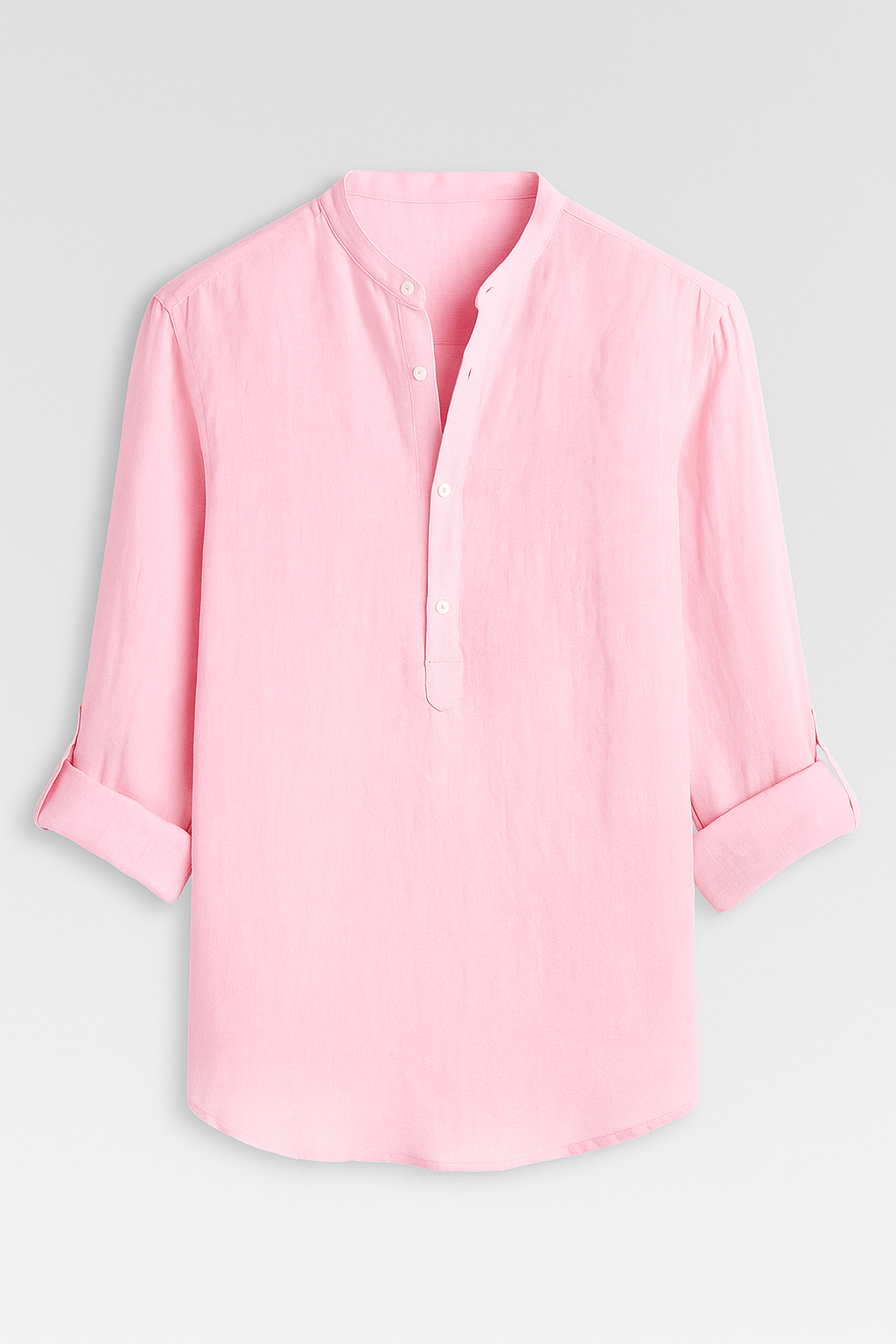 Chemise Homme Légère en Lin, Respirante, Manches Longues
