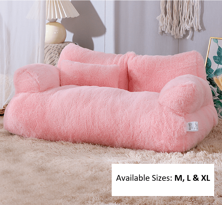Housse de canapé apaisante pour animaux de compagnie Gris clair - Confort de canapé relaxant - Microfibre