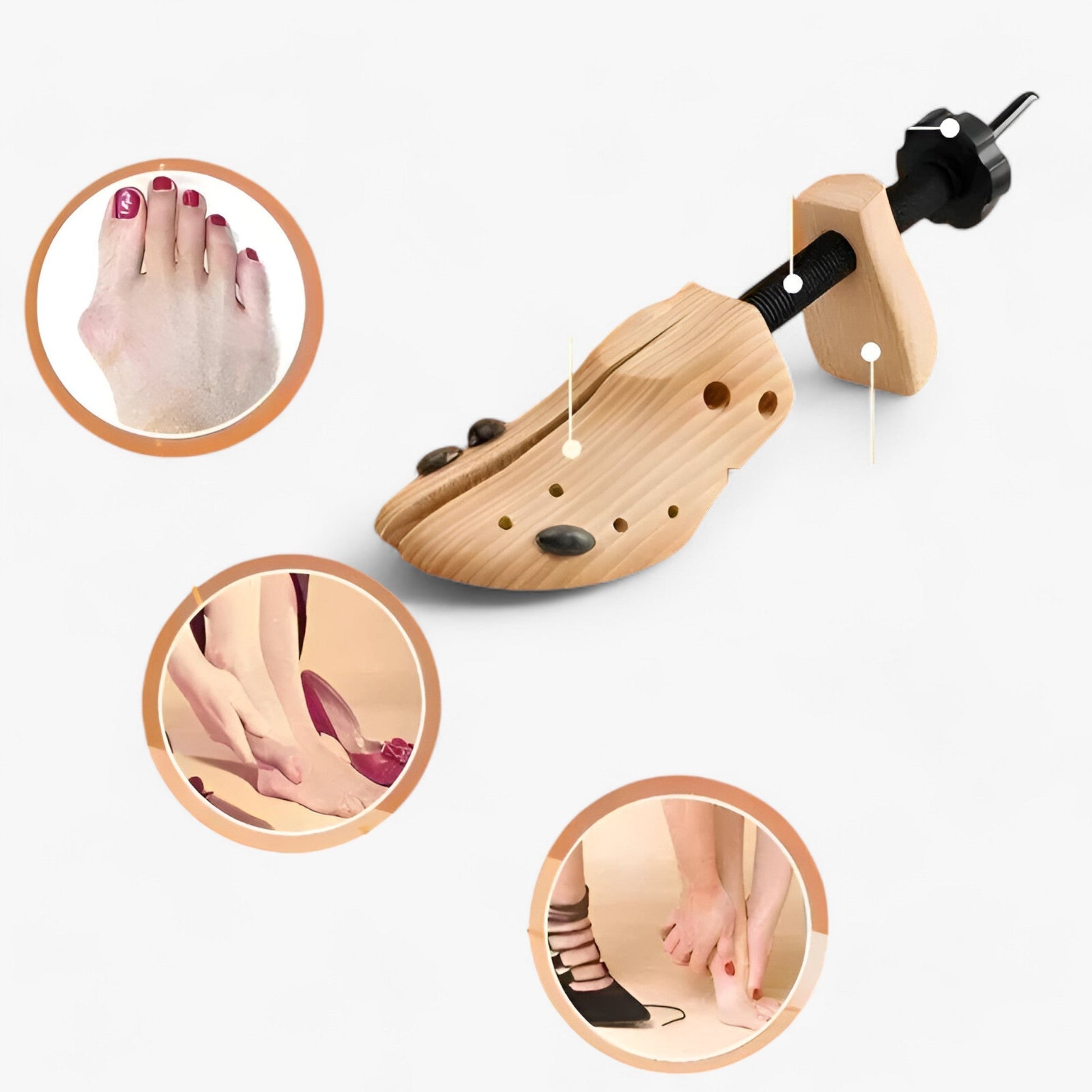Embauchoir réglable - Ajustez confortablement vos chaussures
