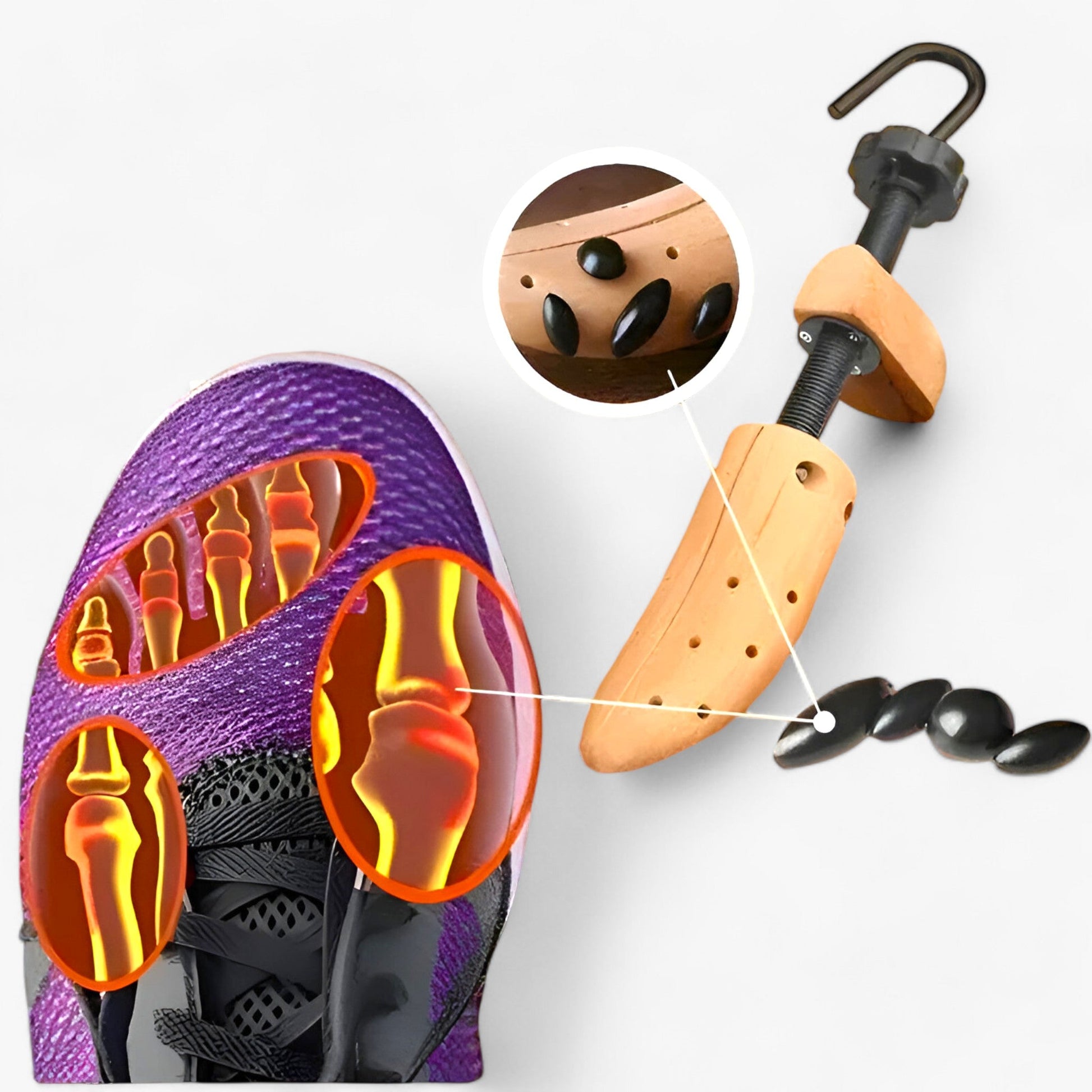 Embauchoir réglable - Ajustez confortablement vos chaussures