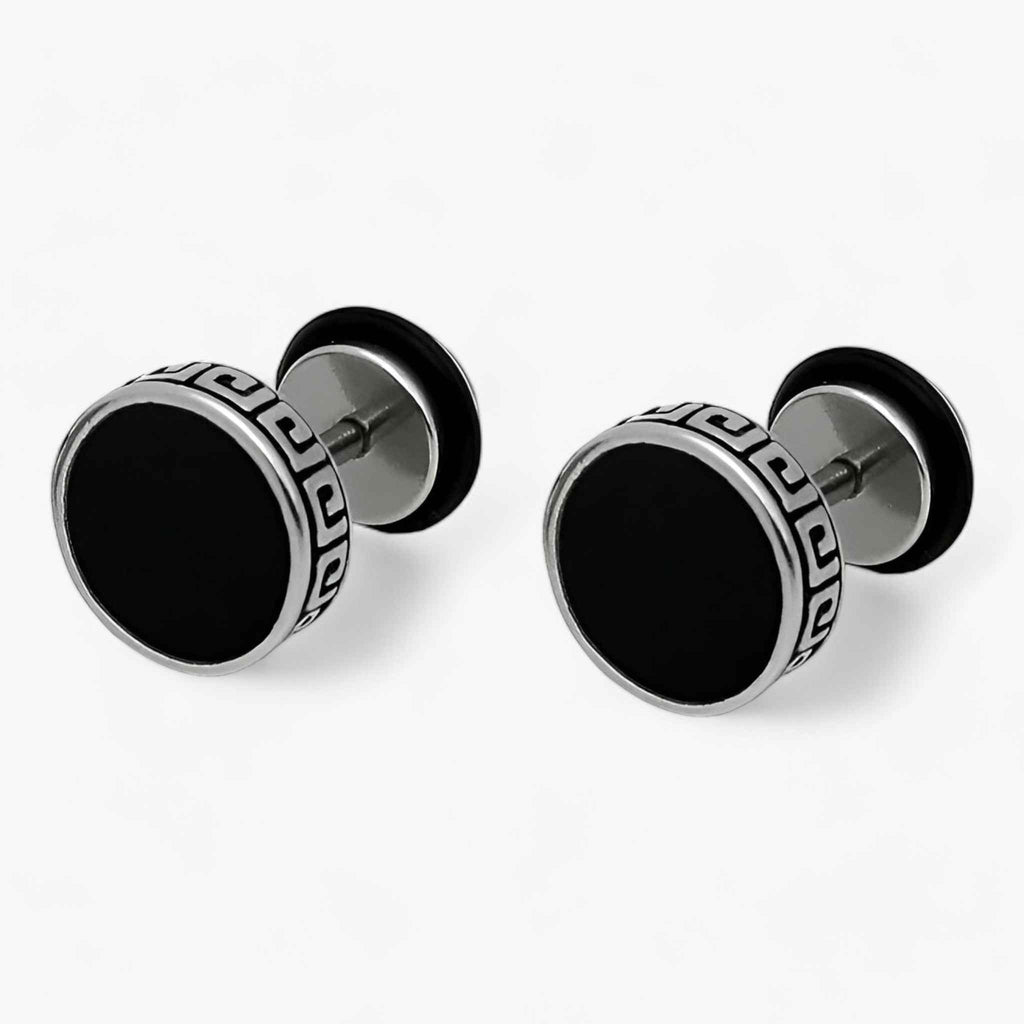 Ethan | Boucles d'oreilles en titane vintage – style intemporel, durables pour hommes