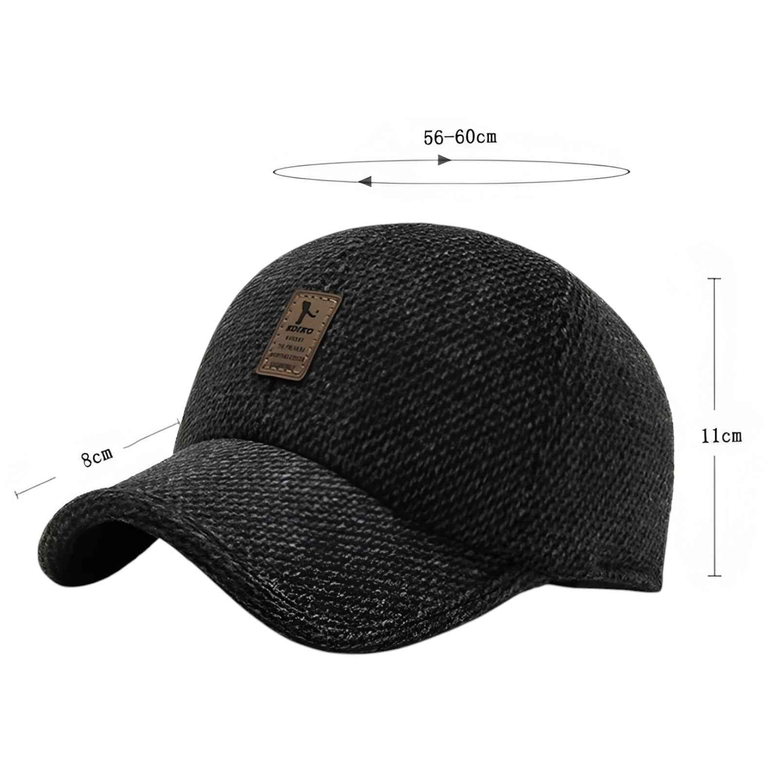 SnapHat™ - Casquette de baseball tricotée chaude pour l'hiver