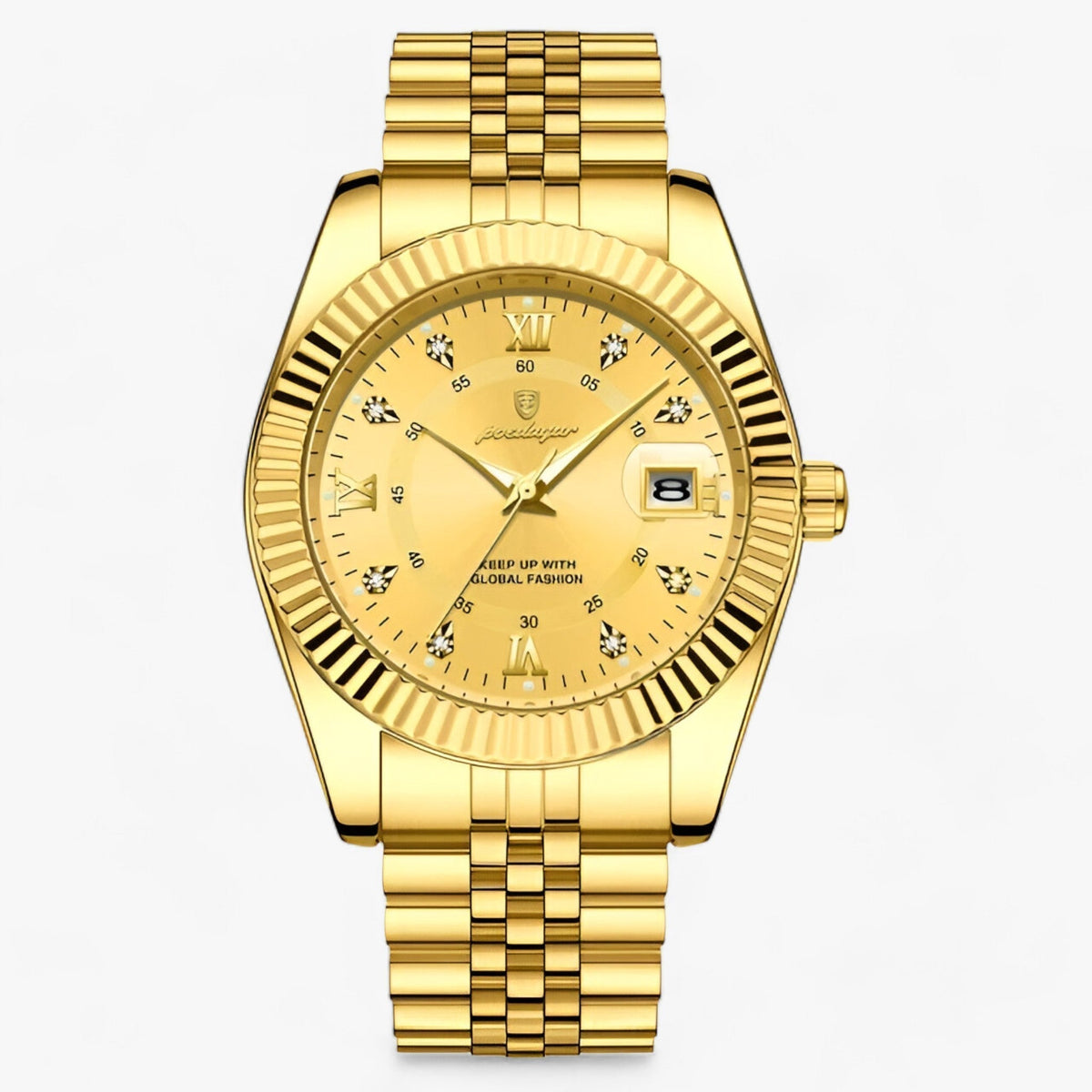 watches : Montre Homme Élégante à Quartz | Acier Inoxydable Finition Luxe dans de Concept Odense