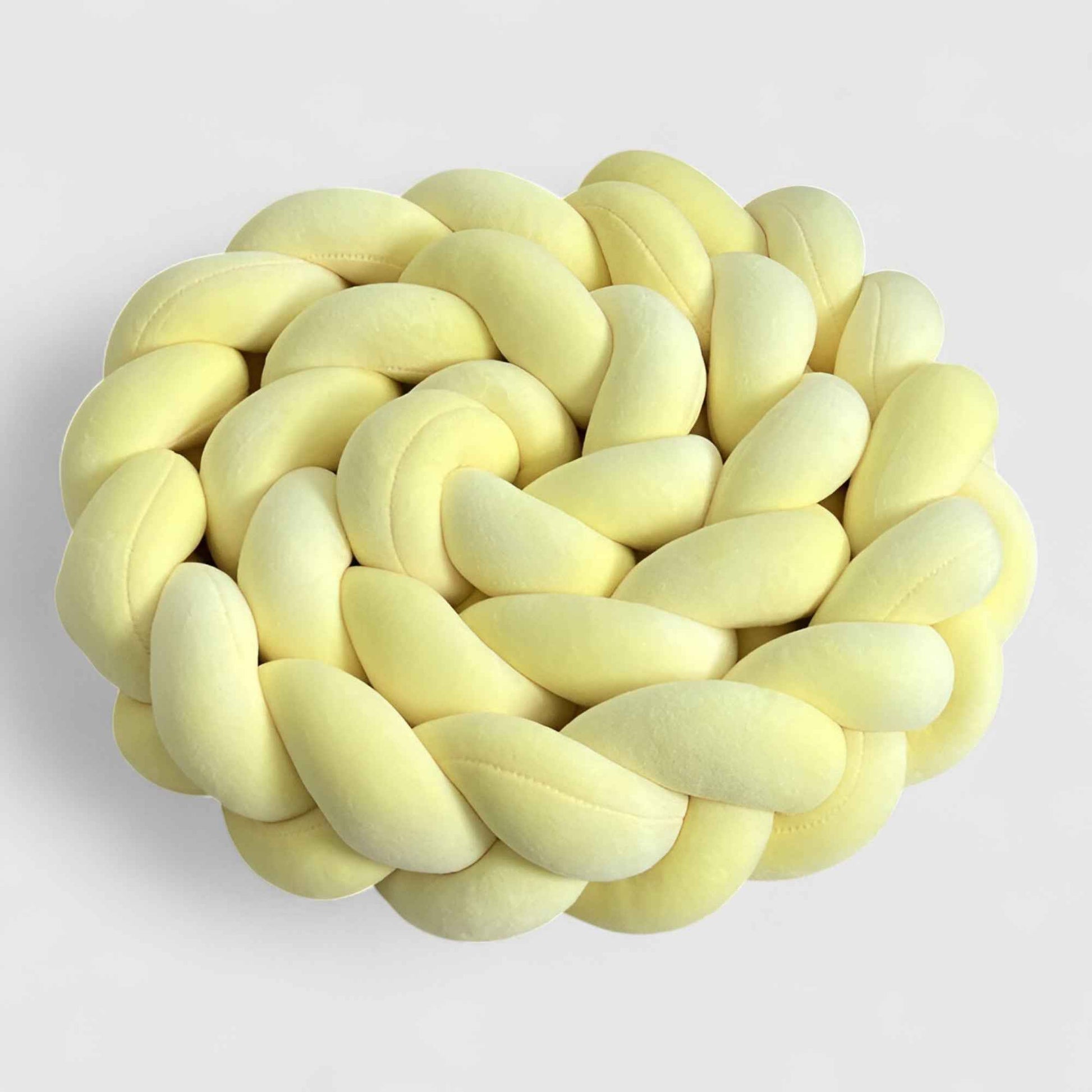 Coussins de sol : Coussin géométrique moderne en polyester pour le sol dans Jaune de Marche Lino