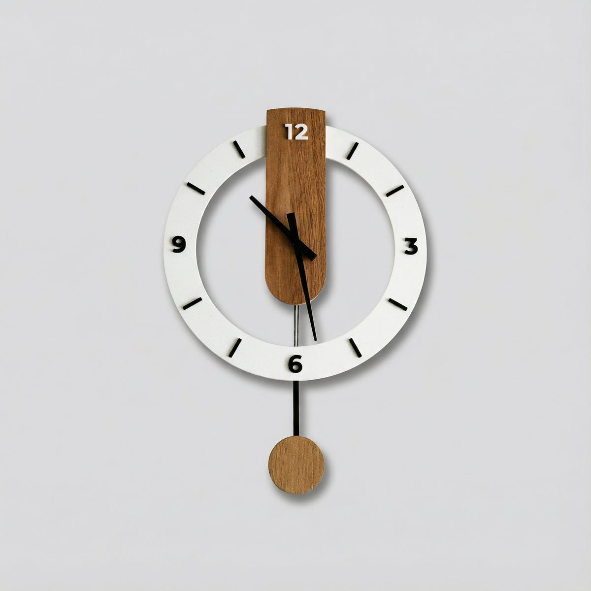 Horloges murales : Horloge Murale Design Silencieuse en Acrylique dans de Marche Lino