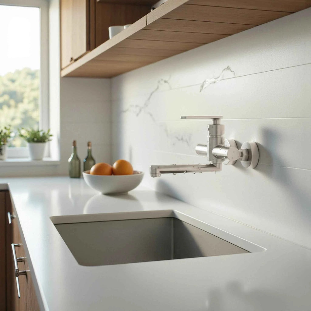 mitigeur-de-cuisine-mural-elegant-en-argent