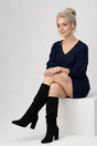 Bottes Daim Noires Femme - Confortables & Élégantes