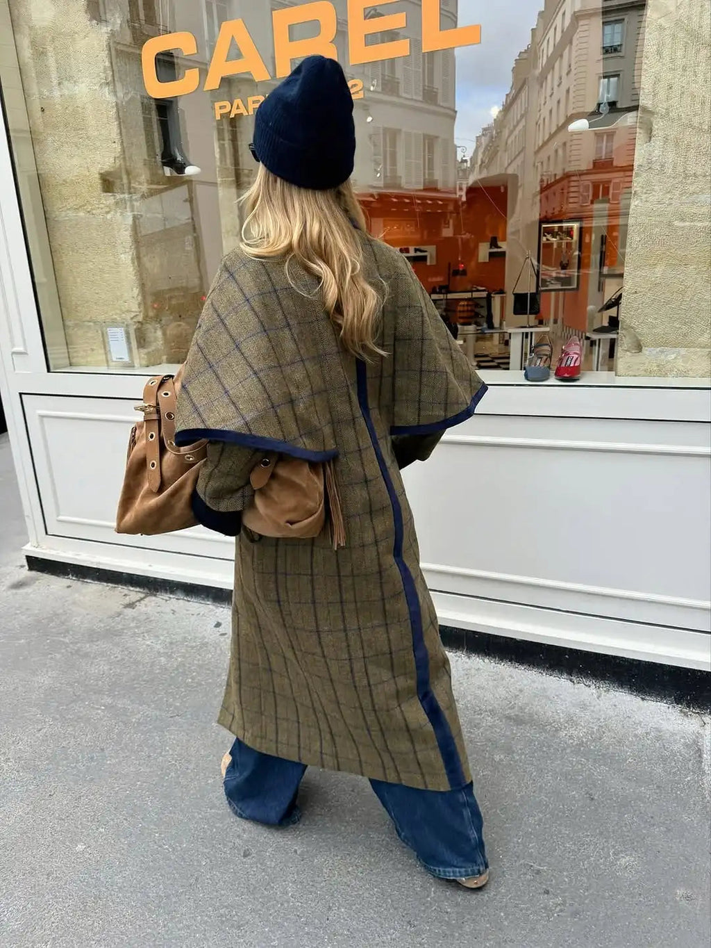 manteau-long-femme-hiver-a-carreaux