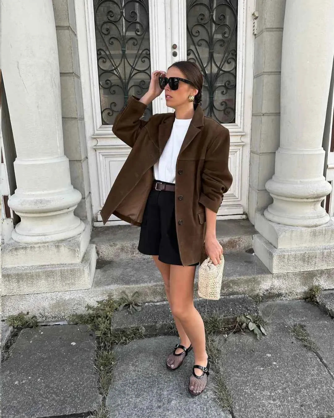 veste-blazer-femme-en-suedine-marron-avec-poches