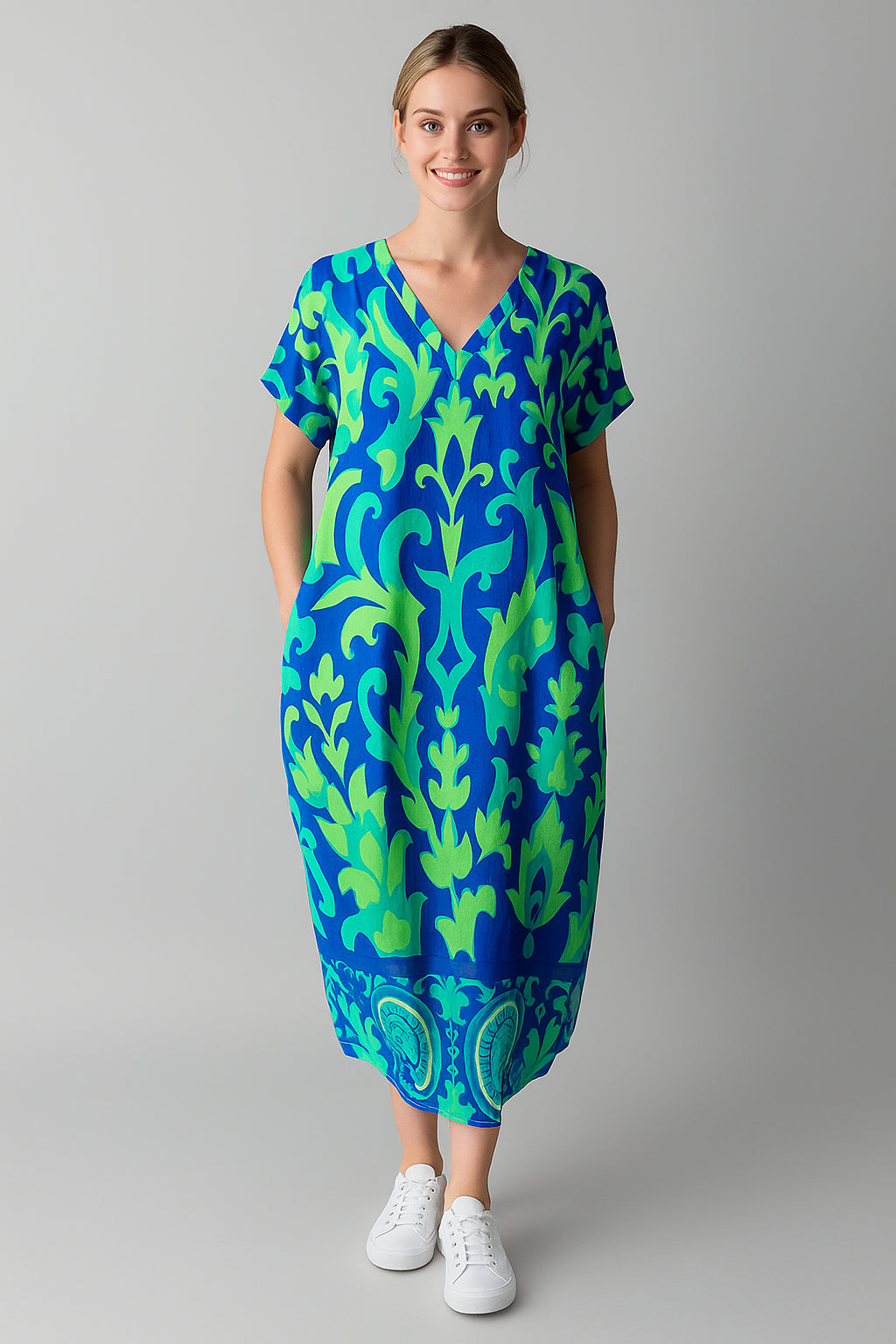 robe-midi-fleurie-elegante-femme-pour-ceremonie-fete-cocktail-tissu-leger-diverses-tailles
