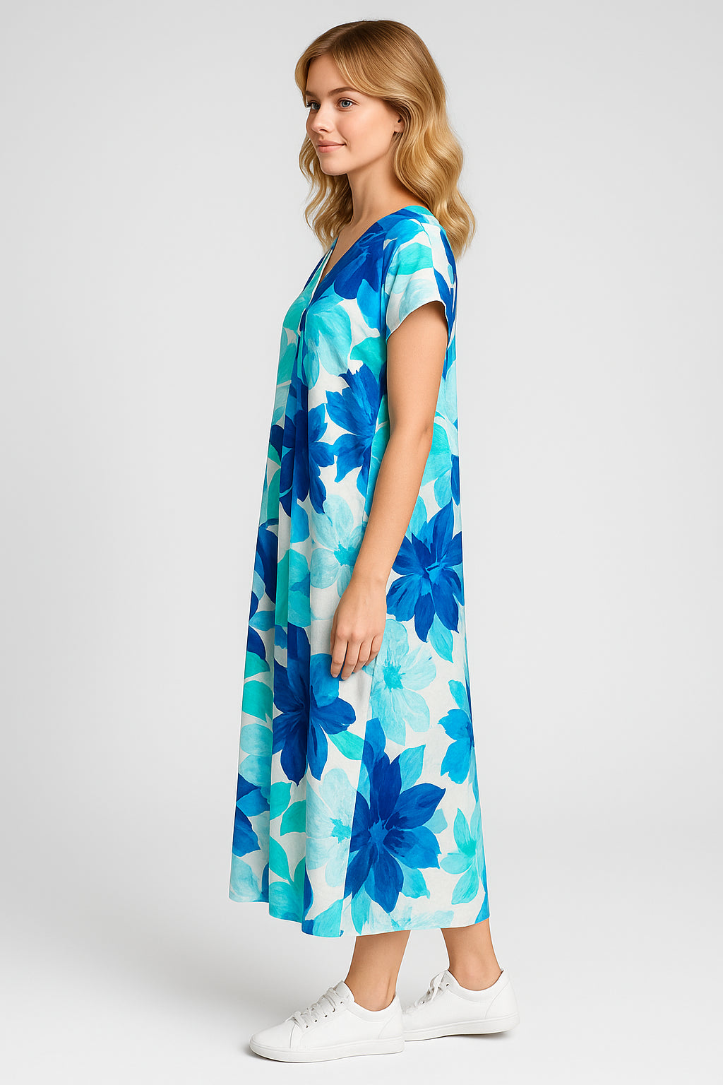robe-midi-fleurie-elegante-femme-pour-ceremonie-fete-cocktail-tissu-leger-diverses-tailles