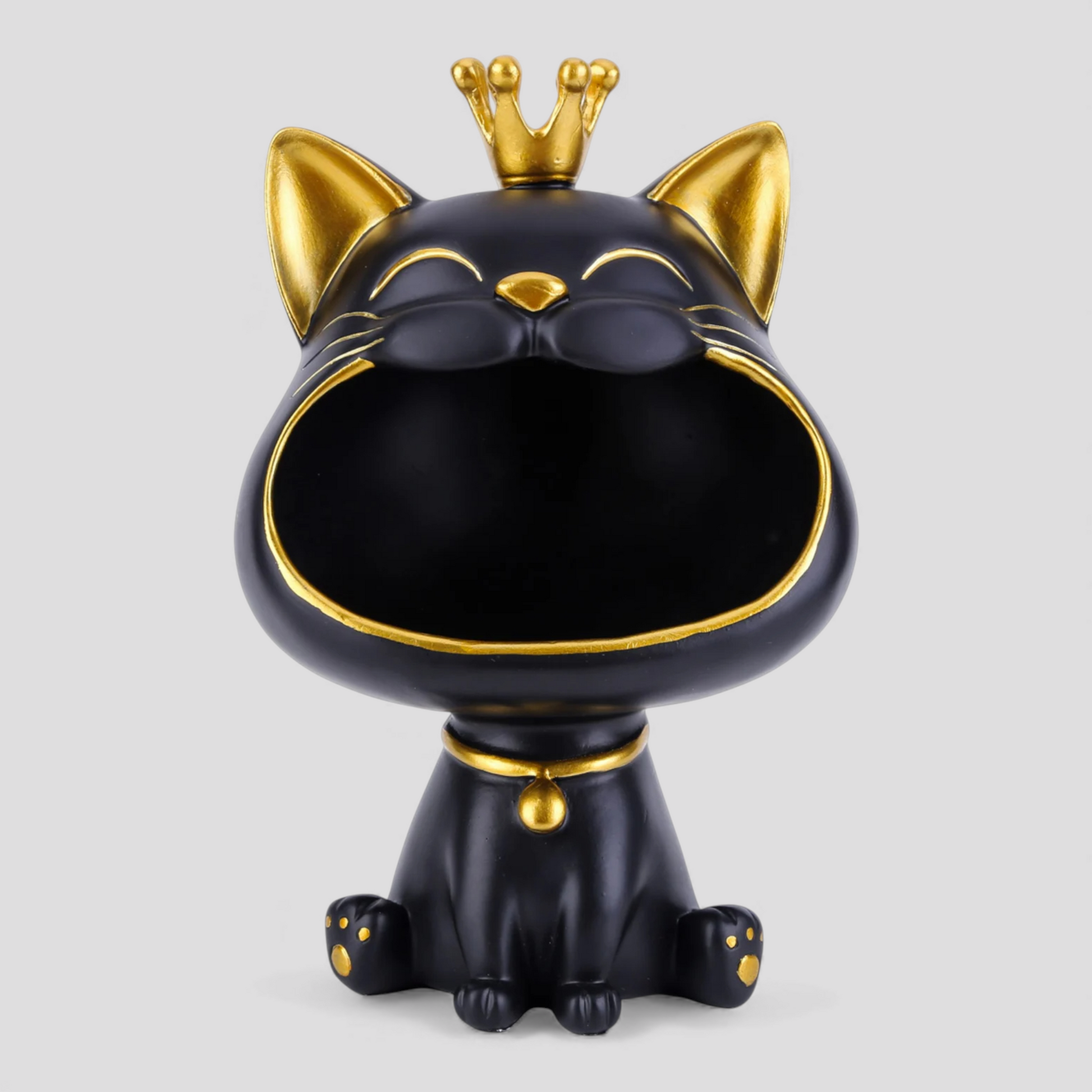 statue-decoration-de-chat-en-resine