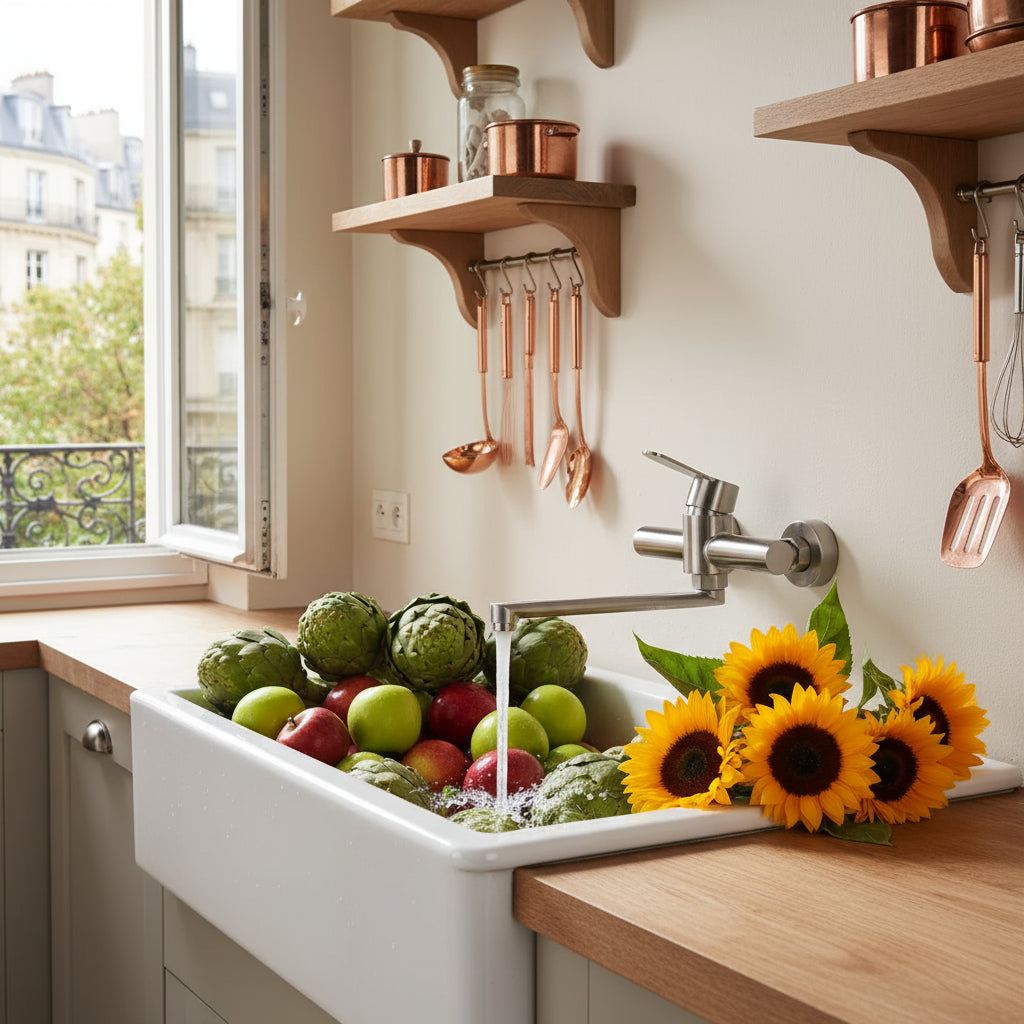 mitigeur-de-cuisine-mural-elegant-en-argent