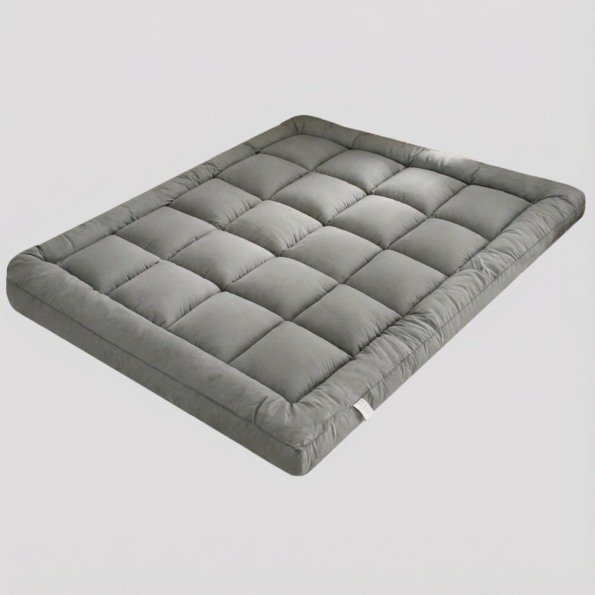 Matelas et literie : Surmatelas 90x200 cm - Épais en Polyester 3D avec Fixation Élastique dans de Marche Lino