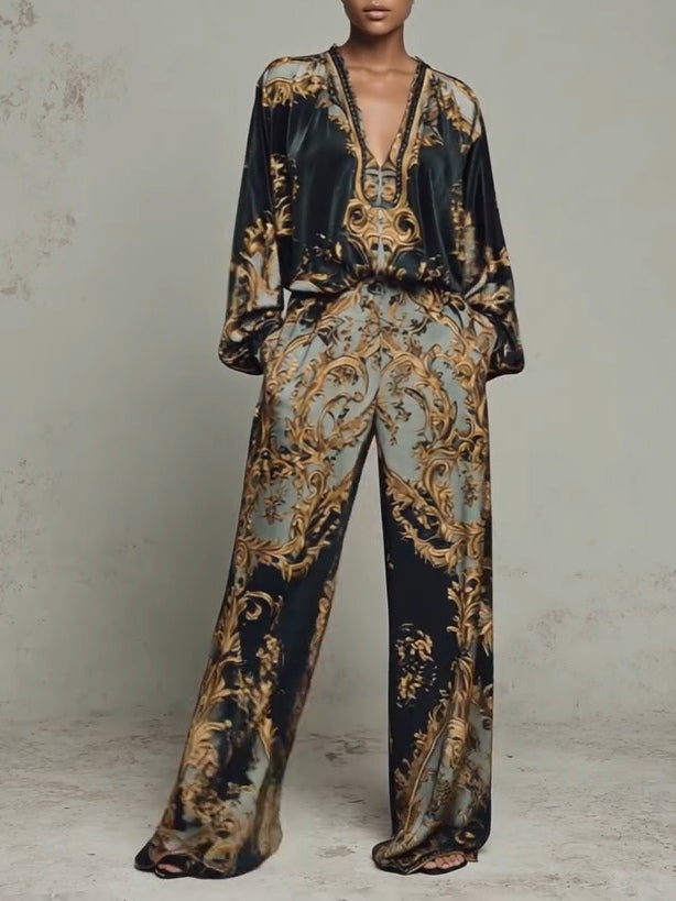 ensemble-femme-elegant-a-motifs-floraux