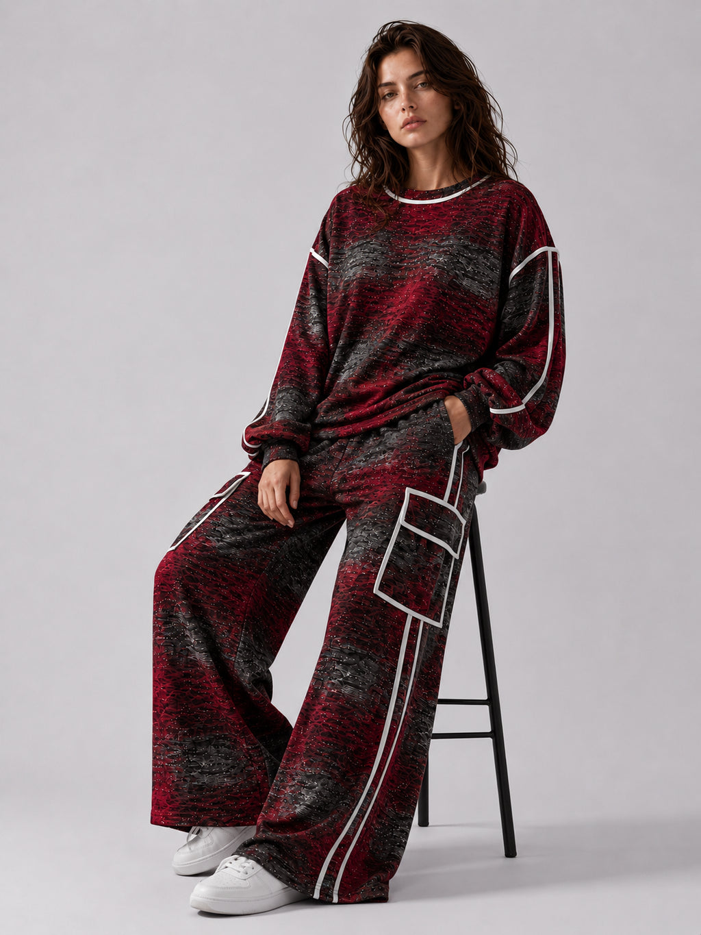 ensemble-decontracte-chic-raye-pour-femme