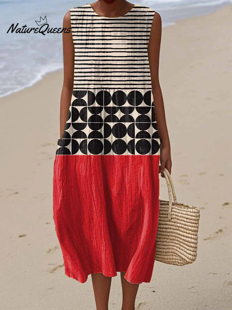 robe-longue-femme-geometrique-elegante