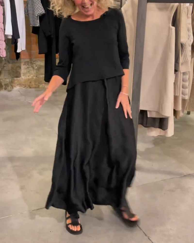 ensemble-femme-elegant-haut-et-robe