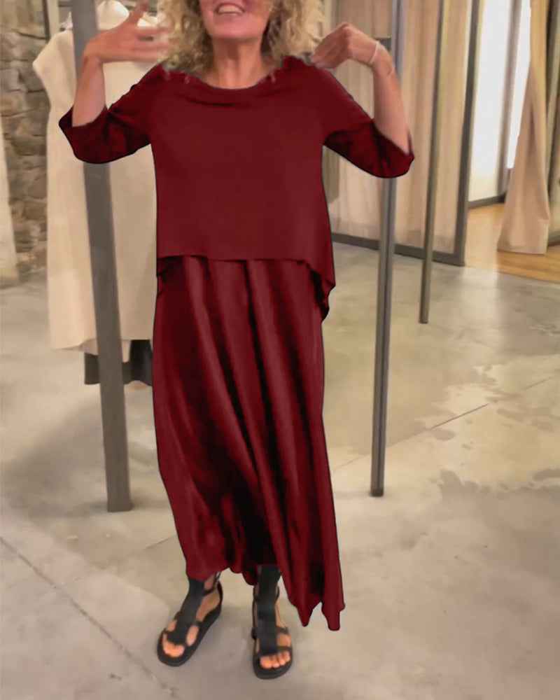 ensemble-femme-elegant-haut-et-robe