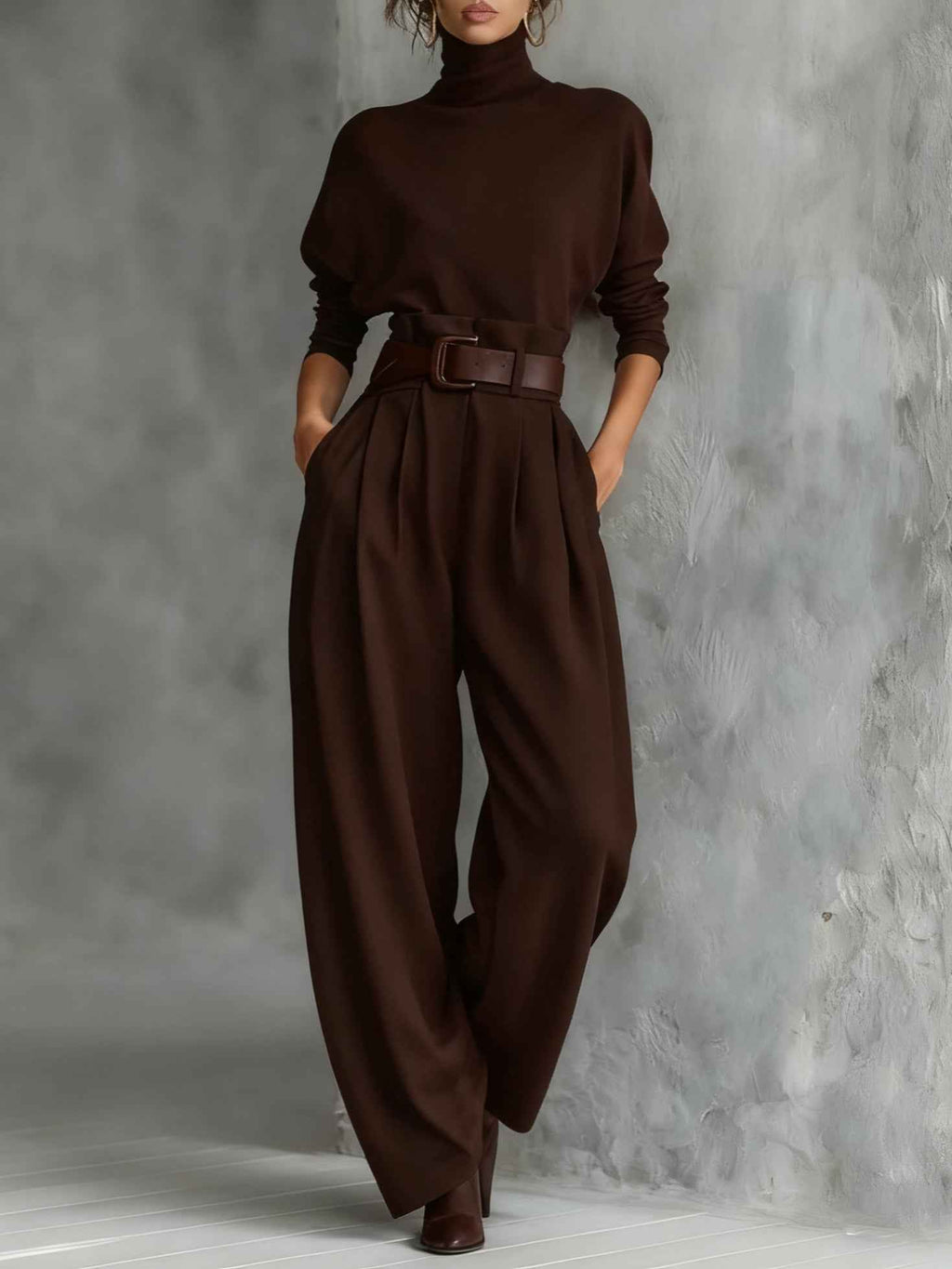 ensemble-femme-chic-tailleur-pantalon-noir