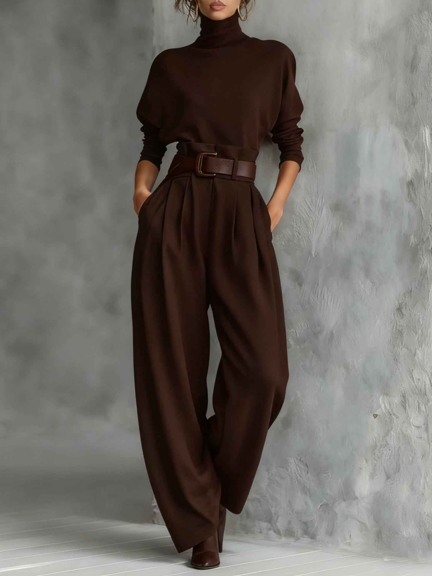 ensemble-femme-chic-tailleur-pantalon-noir