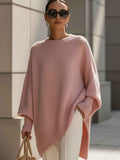 Mandy – Poncho oversize : Élégance stylée et sans effort