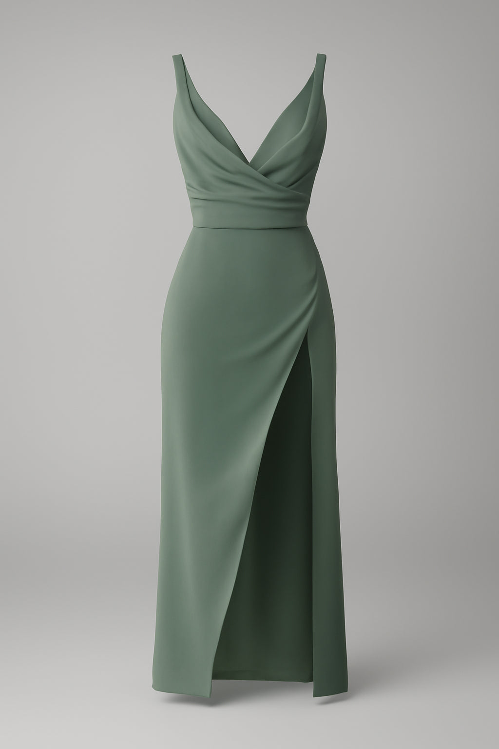 robe-midi-drapee-femme-avec-fente-laterale-elegante-parfait-pour-les-ceremonies
