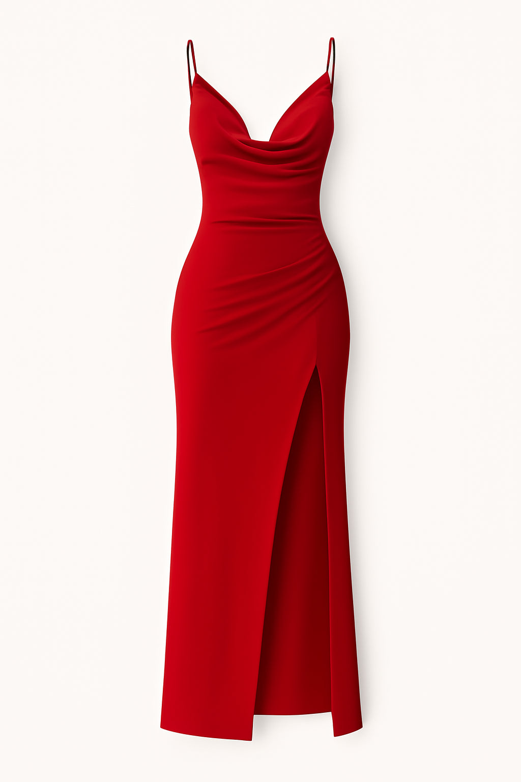 robe-midi-drapee-femme-avec-fente-laterale-elegante-parfait-pour-les-ceremonies