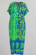 Robe Midi Fleurie Élégante Femme pour Cérémonie, Fête, Cocktail - Tissu Léger, Diverses Tailles