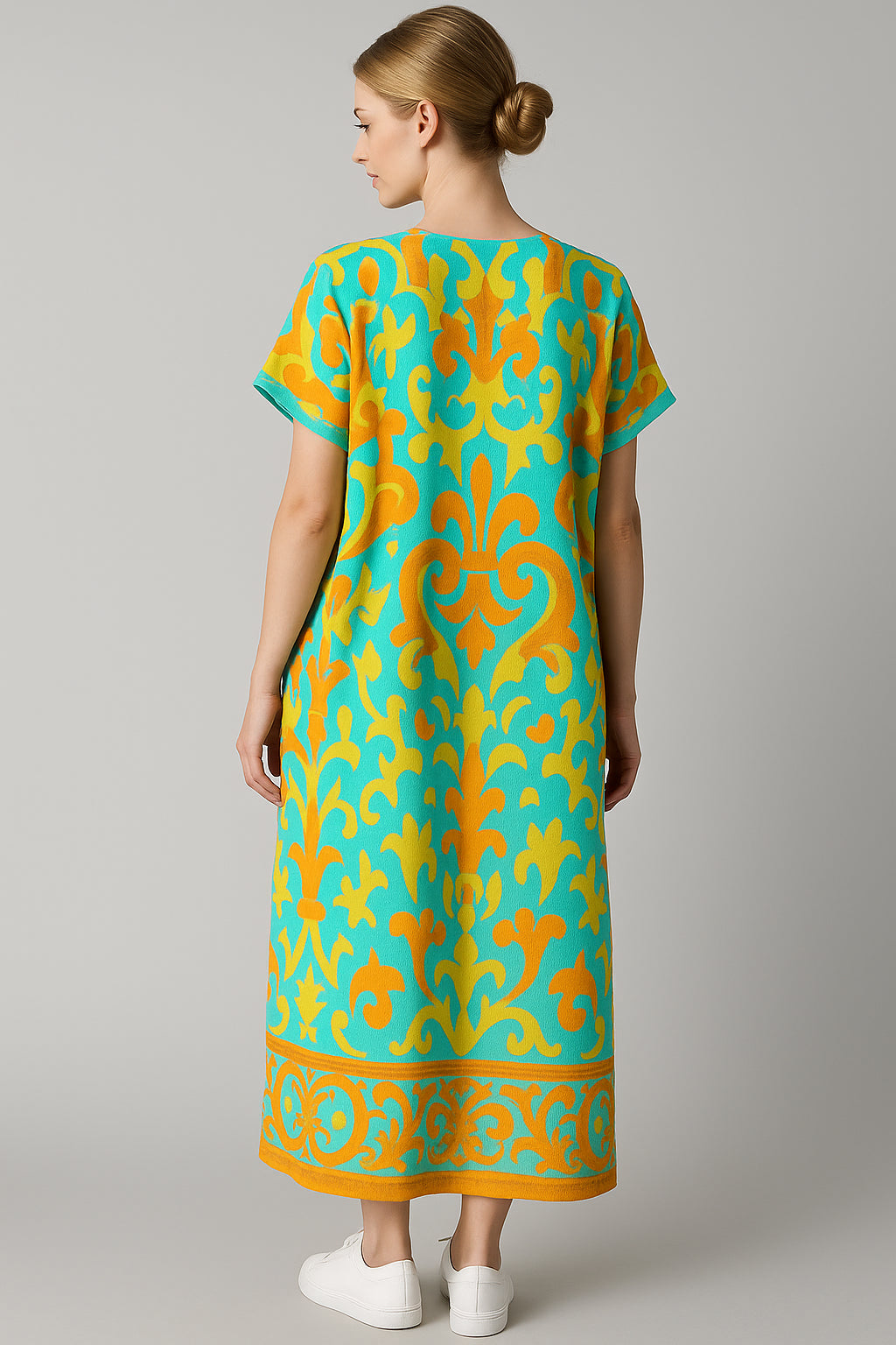 robe-midi-fleurie-elegante-femme-pour-ceremonie-fete-cocktail-tissu-leger-diverses-tailles