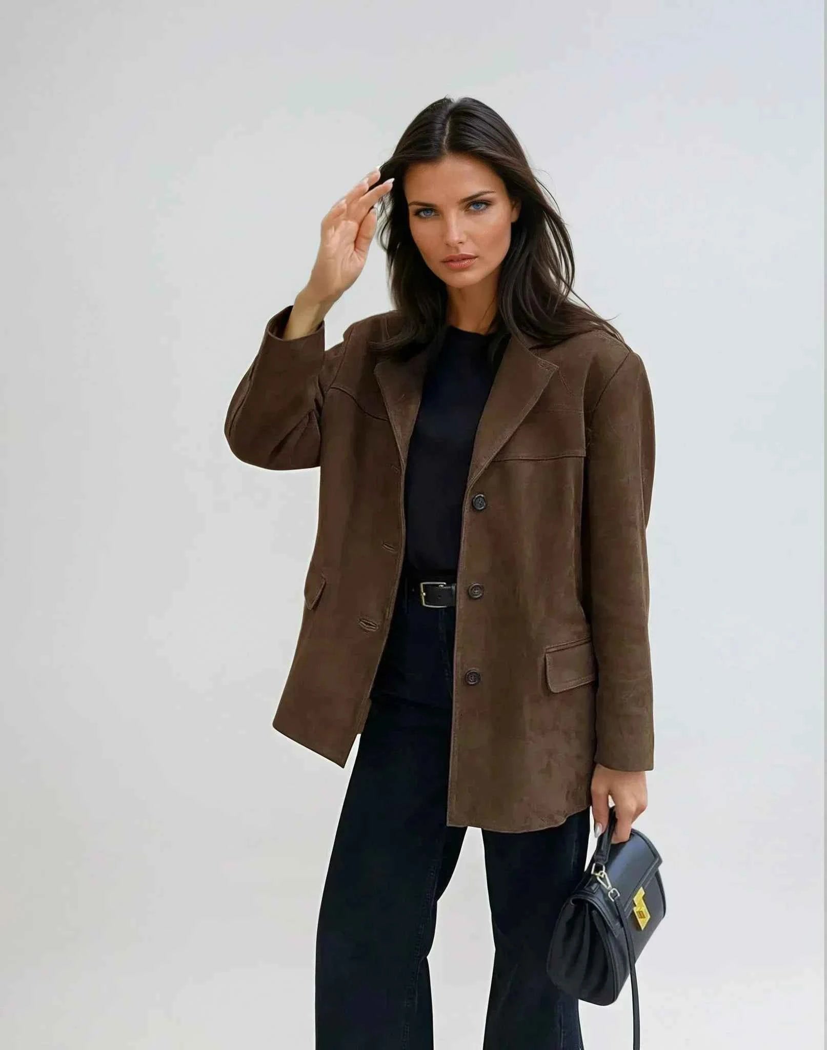 veste-blazer-femme-en-suedine-marron-avec-poches