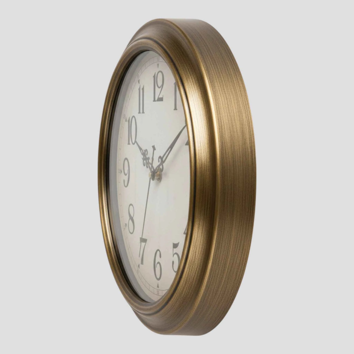 Horloges murales : Horloge Murale Ronde Rétro 30cm - Quartz Silencieux | Décoration Moderne Salon dans de Marche Lino