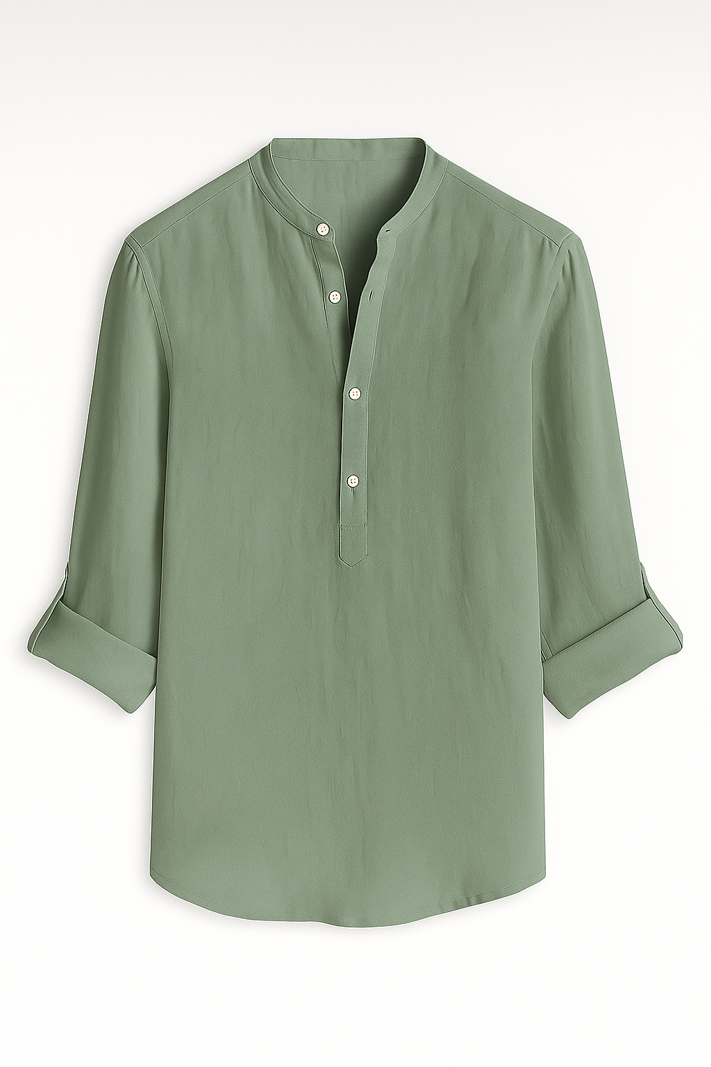 Chemise Homme Légère en Lin, Respirante, Manches Longues