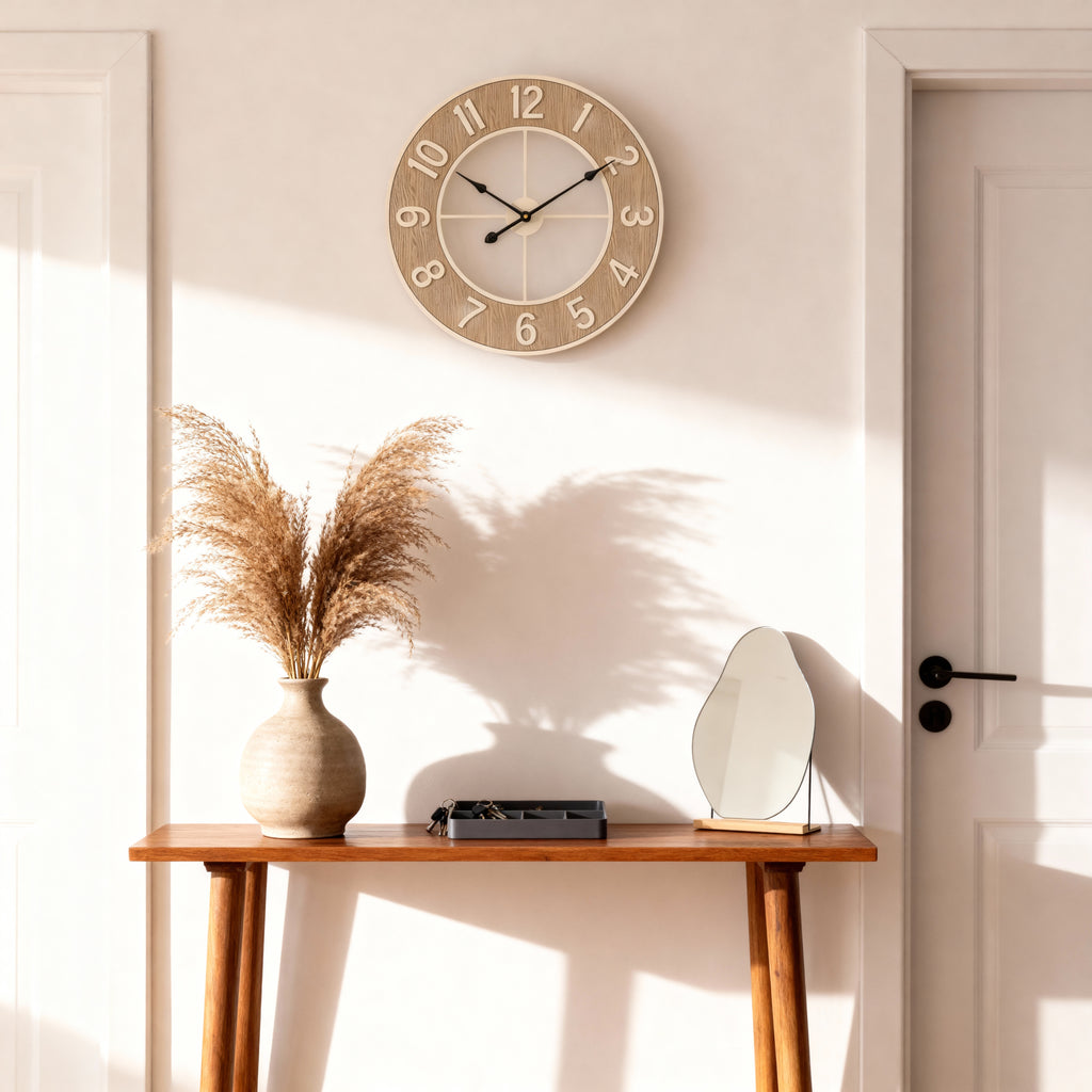 Horloge Murale Design Ronde 60 Cm Verre