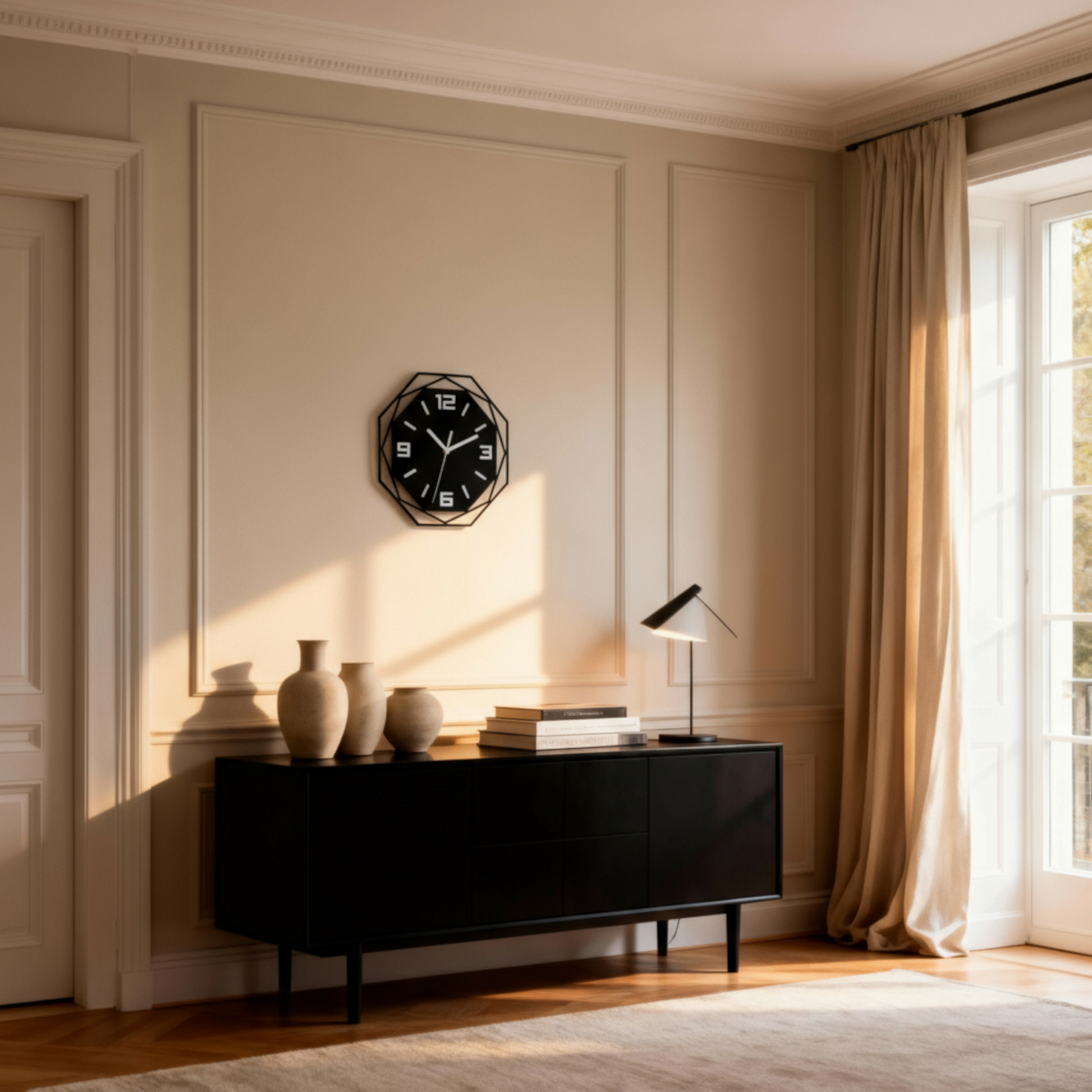 Horloge Murale Silencieuse au Design Minimaliste Acrylique