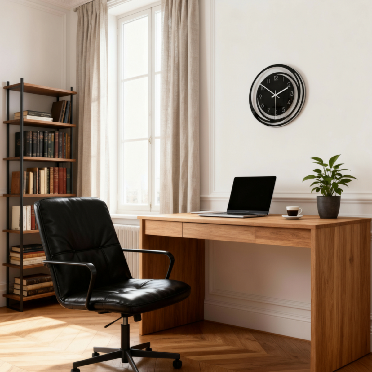 Horloges murales : Horloge Murale en Acrylique au Design Silencieux dans de Marche Lino