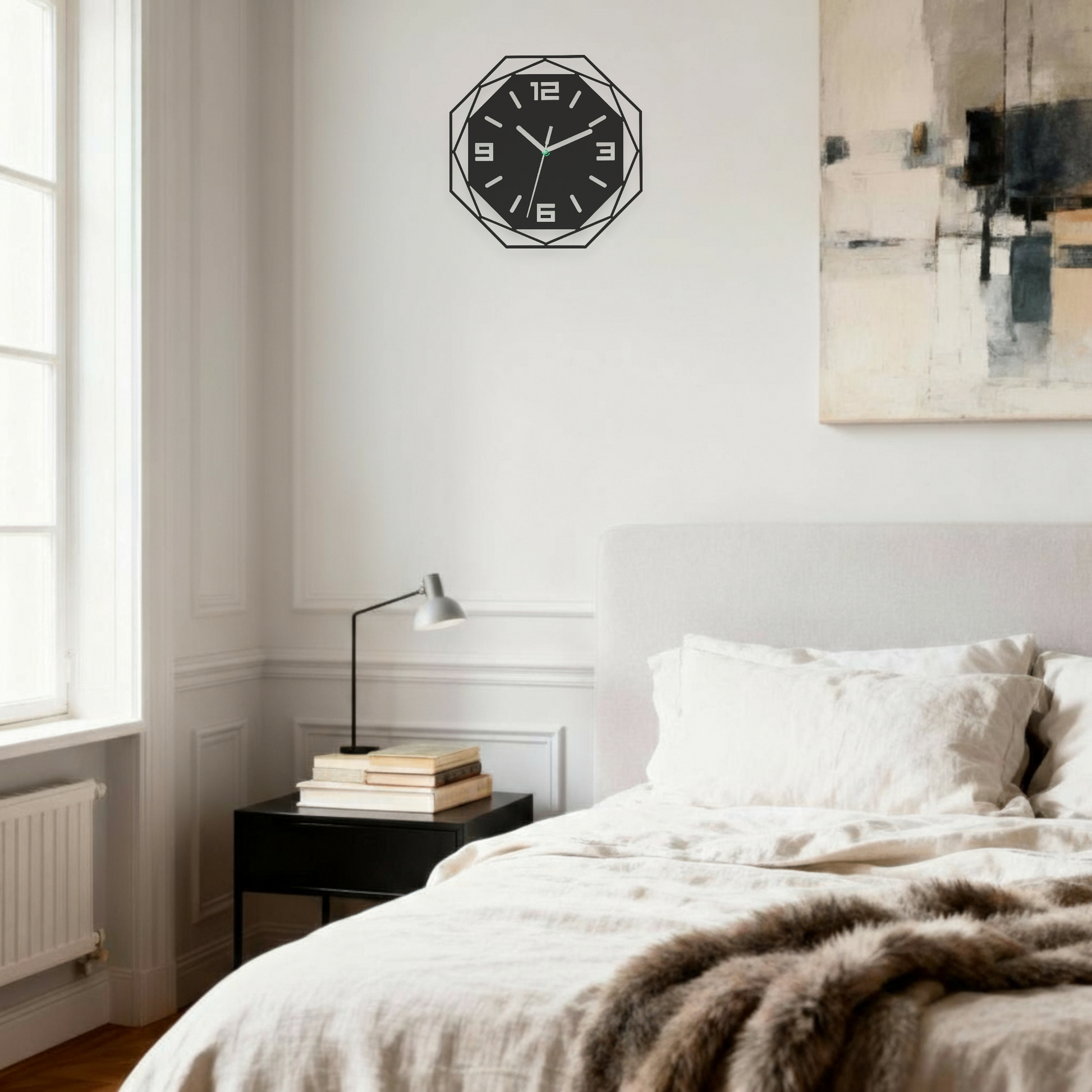 Horloge Murale Silencieuse au Design Minimaliste Acrylique